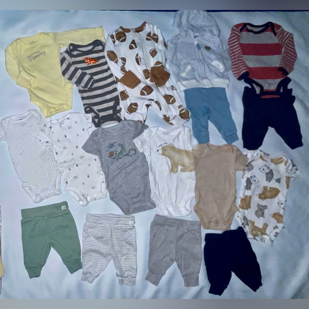 Carters/Wonder Nation 17pc NB bundle